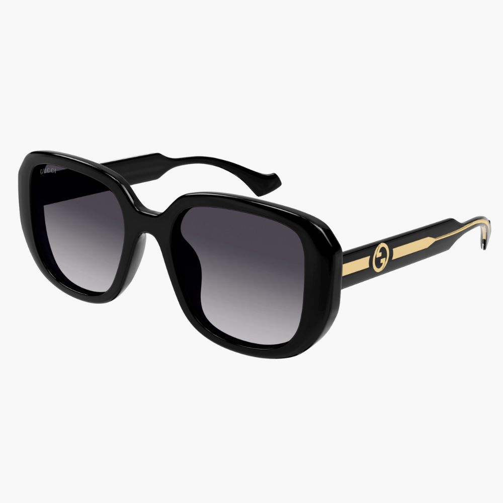 GUCCI｜GG1557SK-001 復古方形膠框太陽眼鏡/ 公司貨