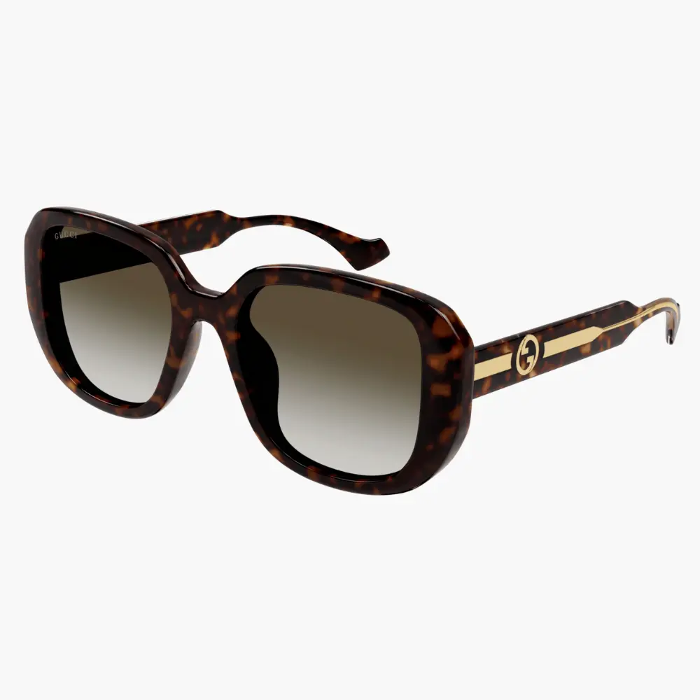 GUCCI｜GG1557SK-002 復古方形膠框太陽眼鏡/ 公司貨