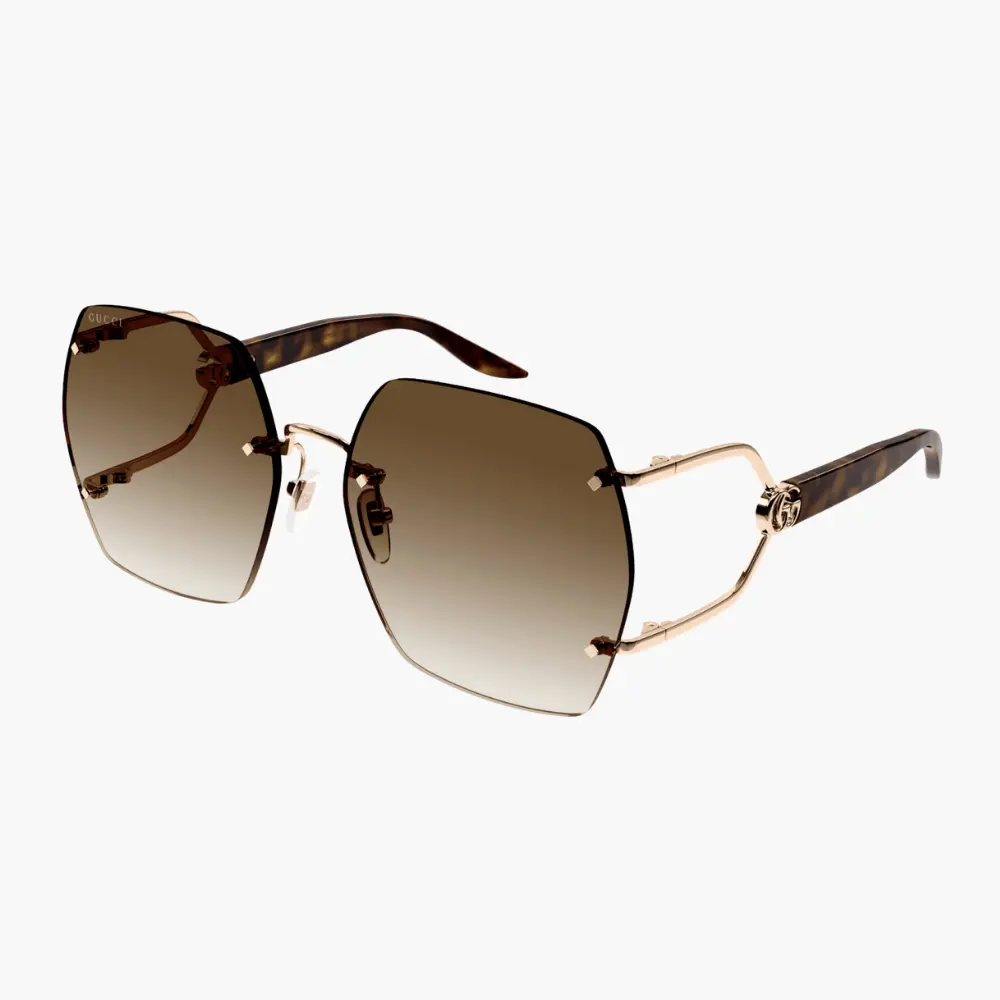 GUCCI｜GG1562S-002 方形無框太陽眼鏡/ 公司貨