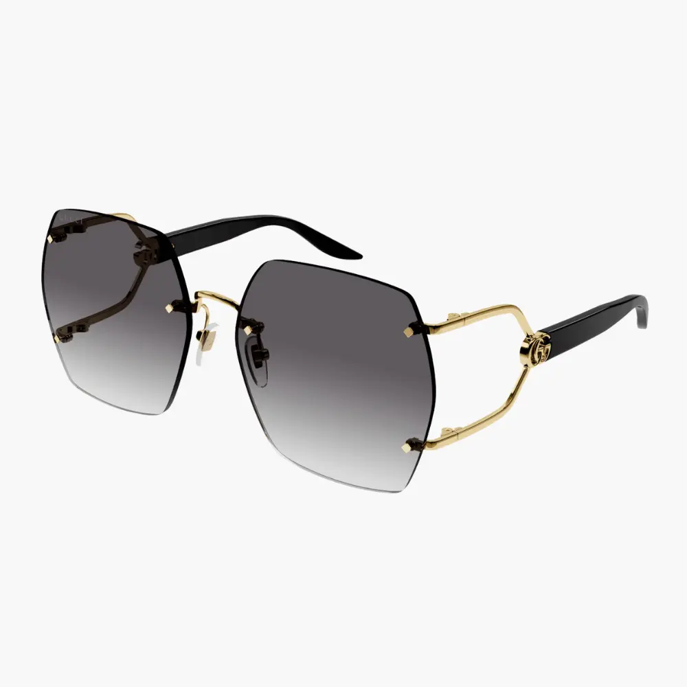 GUCCI｜GG1562S-001 方形無框太陽眼鏡/ 公司貨