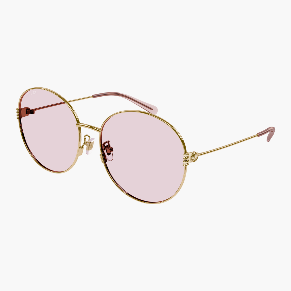 GUCCI｜GG1281SK-004 圓形金屬太陽眼鏡/ 公司貨