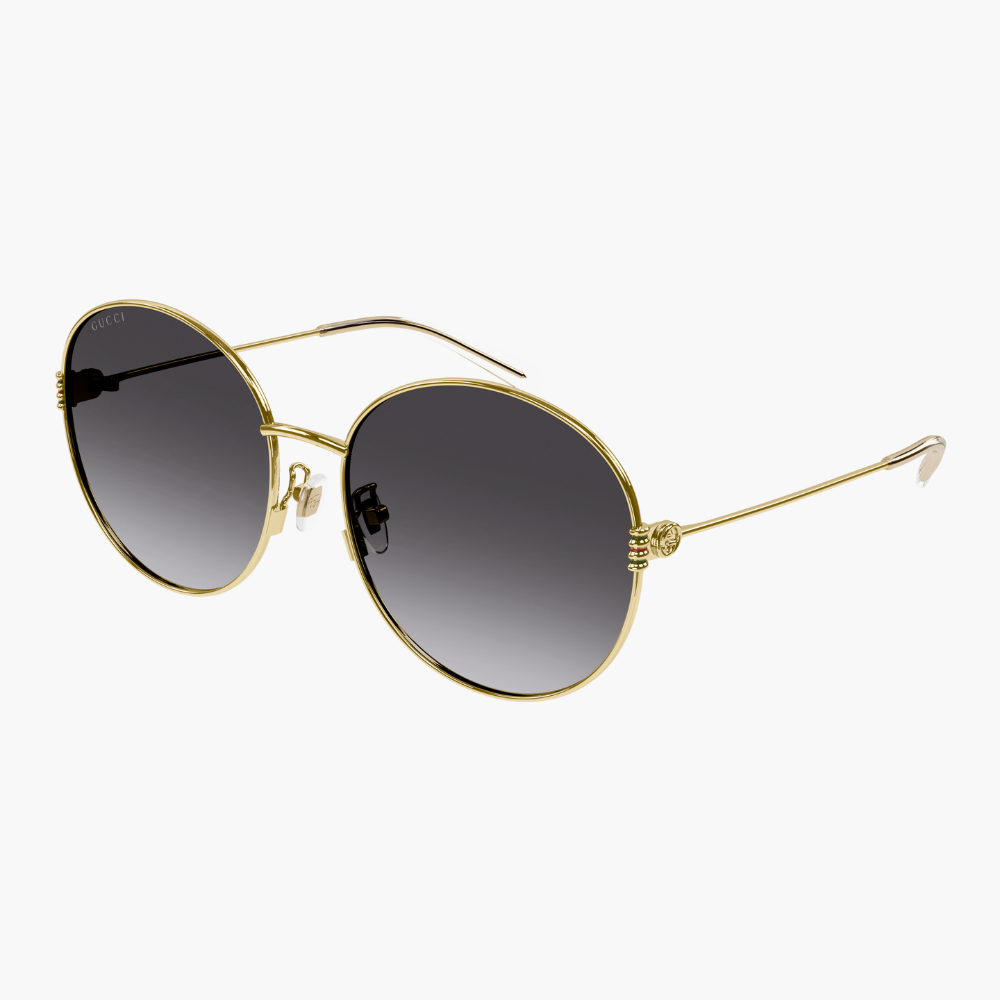 GUCCI｜GG1281SK-001 圓形金屬太陽眼鏡/ 公司貨