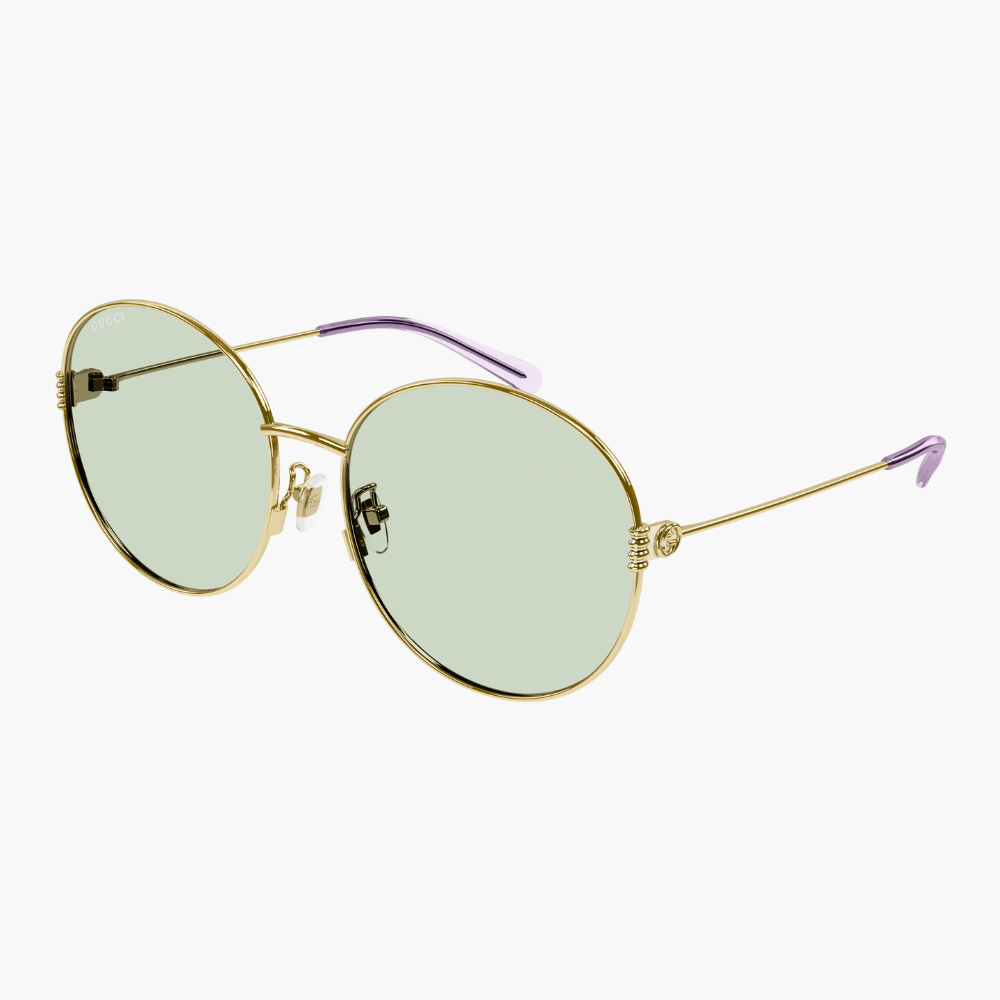 GUCCI｜GG1281SK-003 圓形金屬太陽眼鏡/ 公司貨