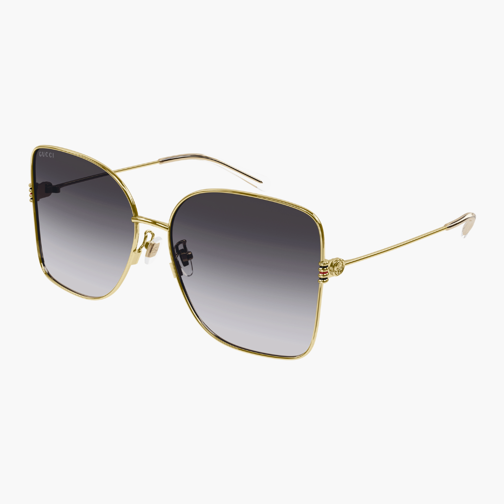 GUCCI｜GG1282SA-002 方形金屬太陽眼鏡/ 公司貨