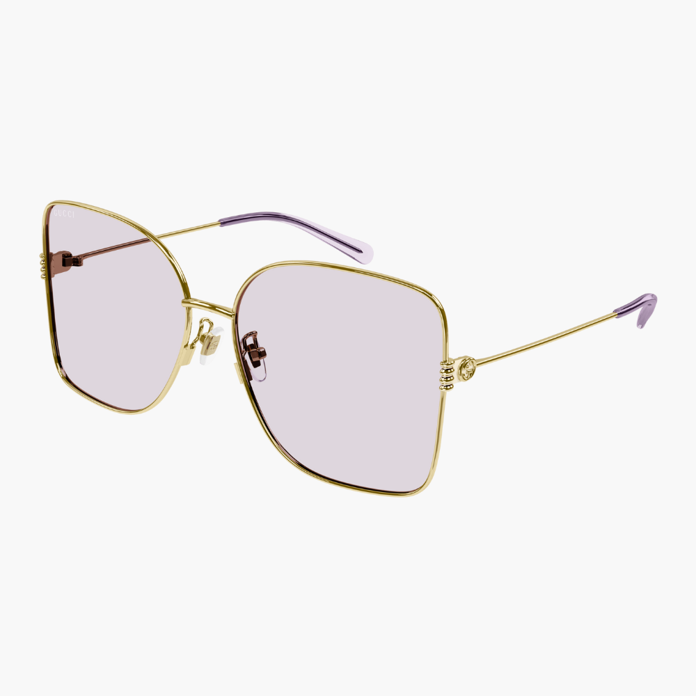 GUCCI｜GG1282SA-004 方形金屬太陽眼鏡/ 公司貨