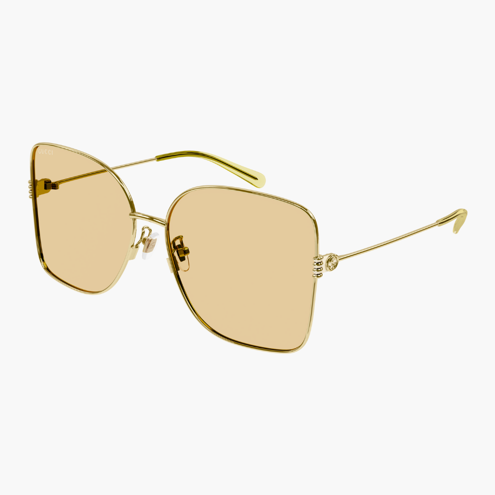 GUCCI｜GG1282SA-005 方形金屬太陽眼鏡/ 公司貨