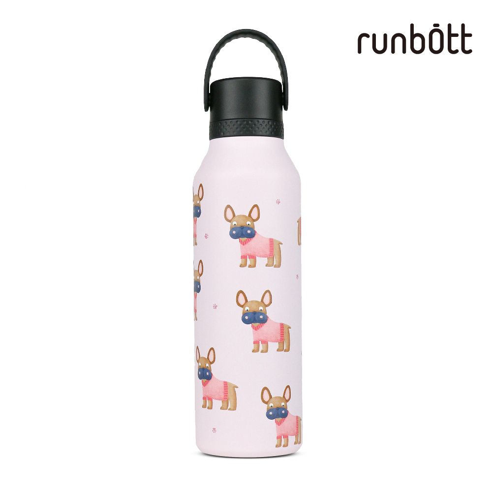 【runbott】Mii 輕量陶瓷保溫瓶600ml/ 鬥牛犬