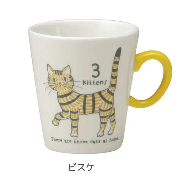 小倉陶器 Three Cats 馬克杯/ Biscuit