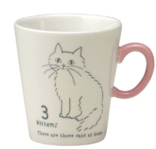 小倉陶器 Three Cats 馬克杯/ Moco