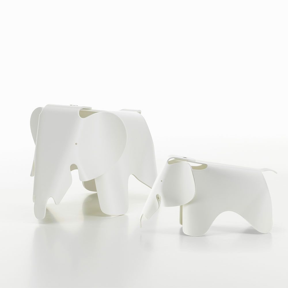北歐櫥窗/Vitra Eames Small Elephant RE 迷你小象 (棉花白)
