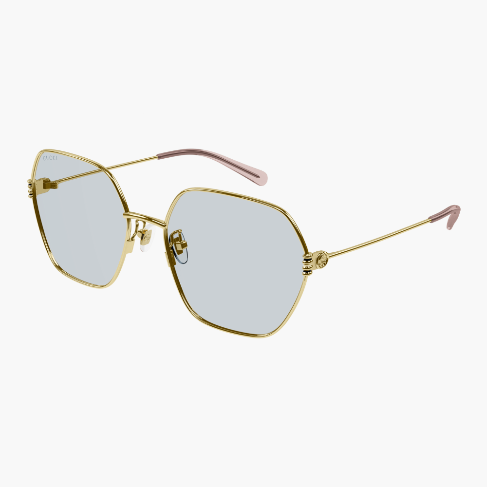 GUCCI｜GG1285SA-004 六角形金屬太陽眼鏡/ 公司貨