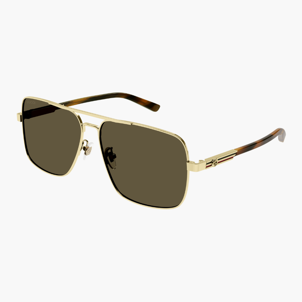 GUCCI｜GG1289S-002 方形金屬太陽眼鏡/ 公司貨