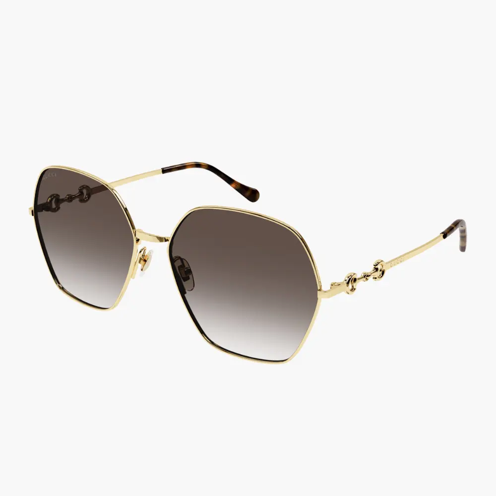 GUCCI｜GG1335S-002 六角形金屬太陽眼鏡/ 公司貨