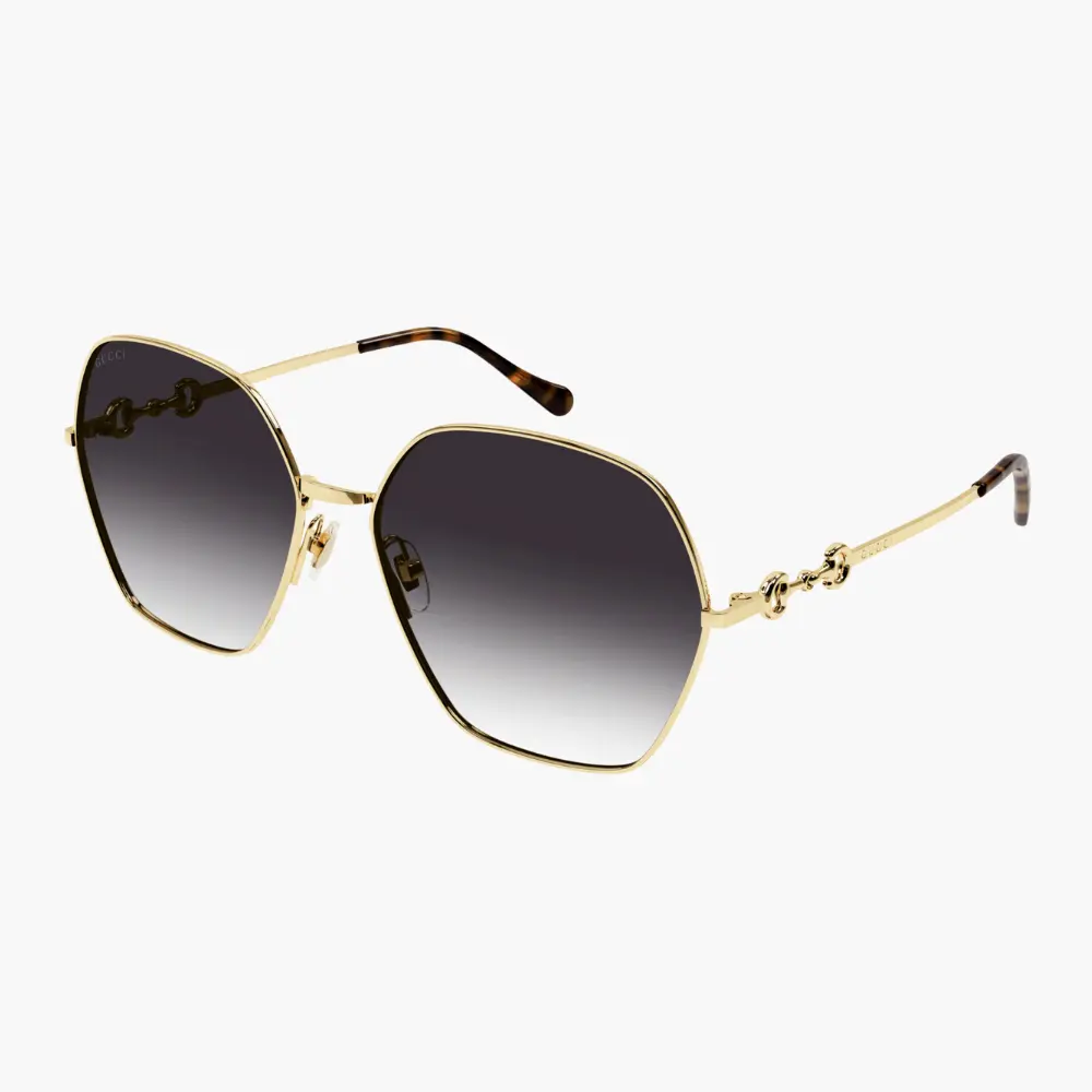 GUCCI｜GG1335S-001 六角形金屬太陽眼鏡/ 公司貨