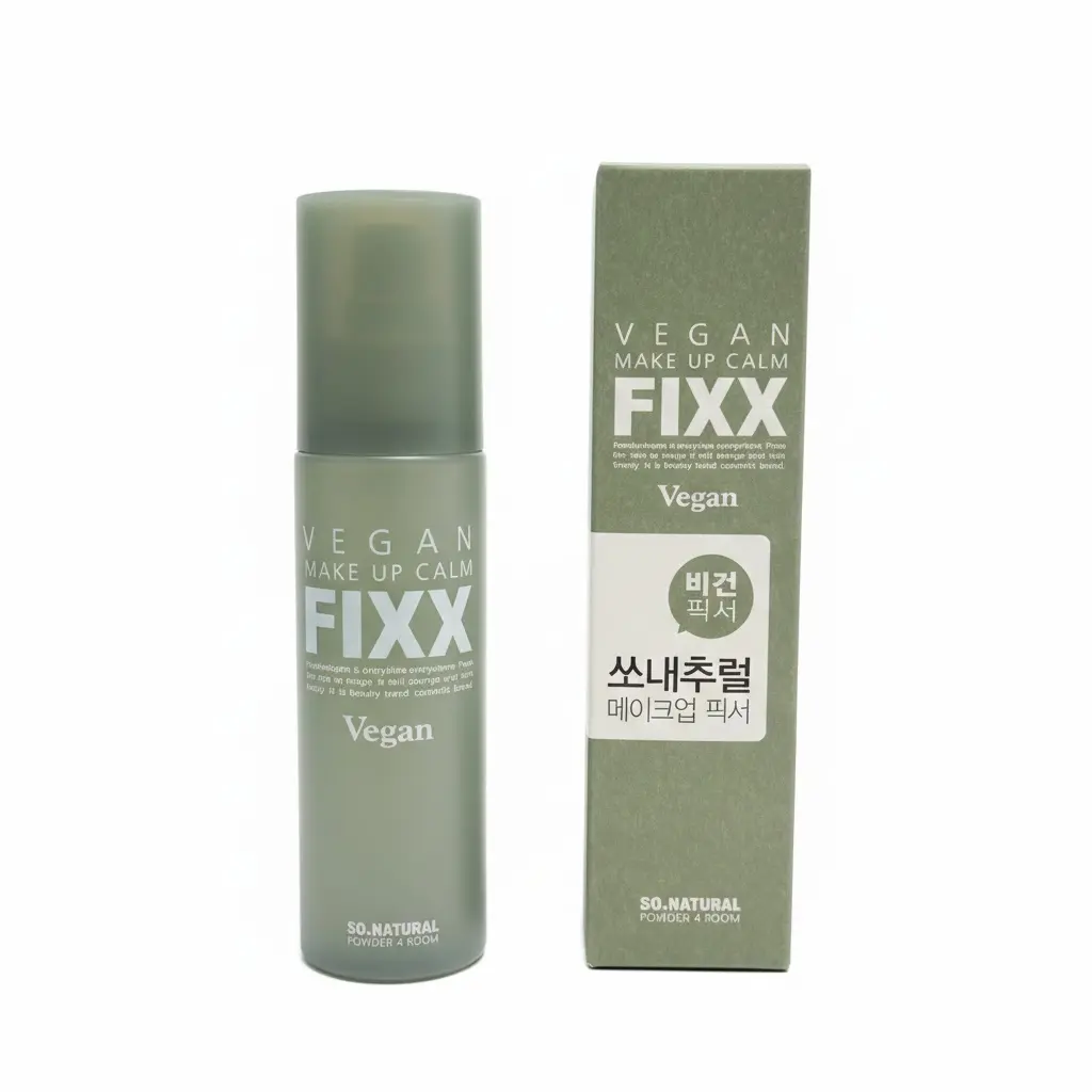 【so natural】FIXX VEGAN 積雪草鎮靜定妝噴霧 綠瓶 純素款 100ml _ 公司貨