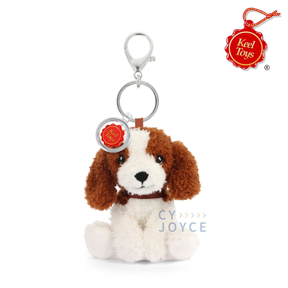Keel Toys西班牙獵犬/狗吊飾/鑰匙圈