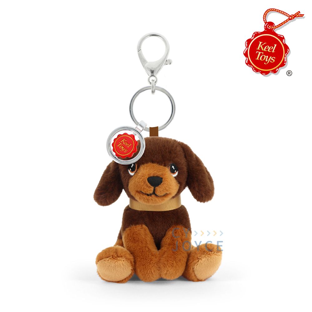 Keel Toys臘腸犬/狗吊飾/鑰匙圈