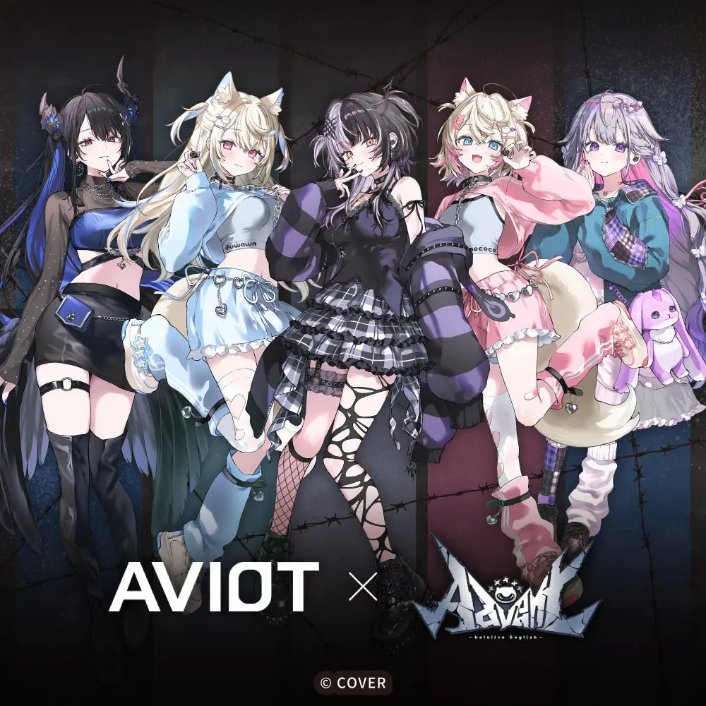AVIOT X hololive English -Advent- 聯名款耳機 TE-V1R-HE2 真無線藍牙耳機｜官方授權