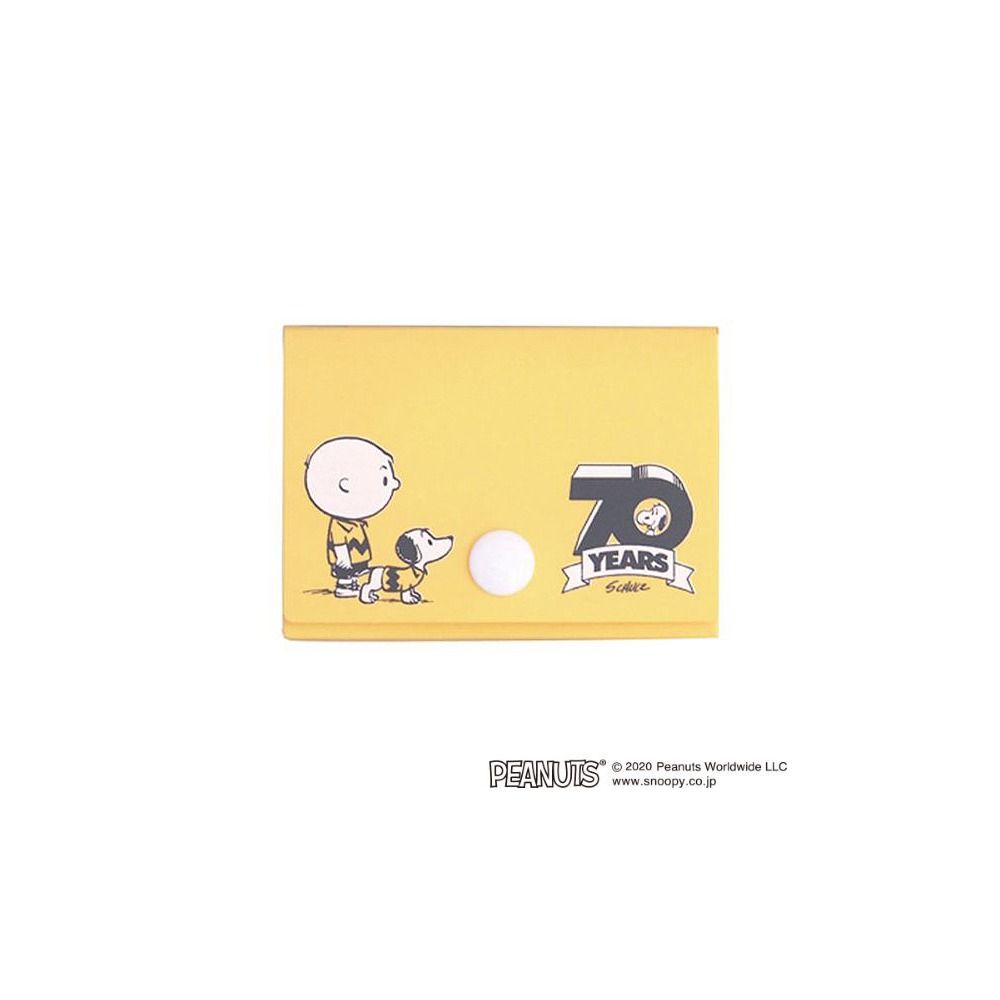 KODOMO Snoopy手帳浸透印章盒/ 黃色