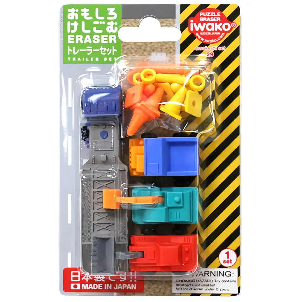 iwako造型橡皮擦/ 拖車系列