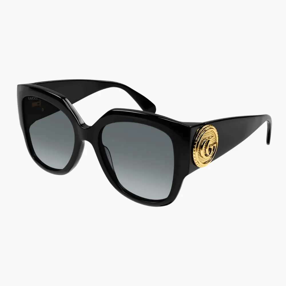 GUCCI｜GG1407S-001 蝶形膠框太陽眼鏡/ 公司貨