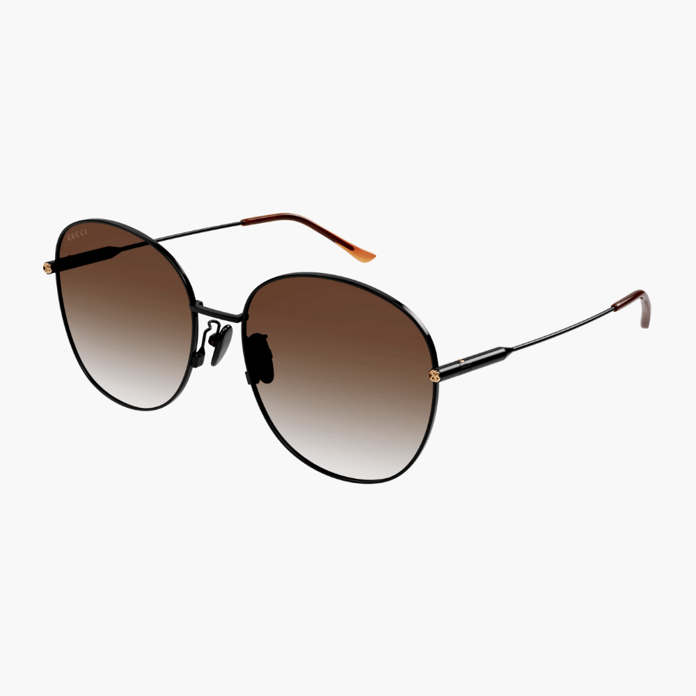 GUCCI｜GG1416SK-004 圓形金屬太陽眼鏡/ 公司貨