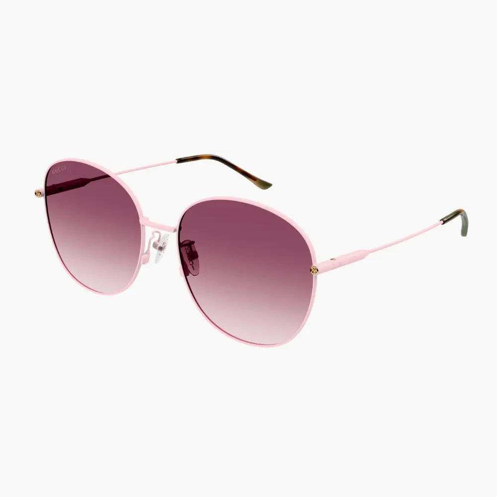 GUCCI｜GG1416SK-003 圓形金屬太陽眼鏡/ 公司貨