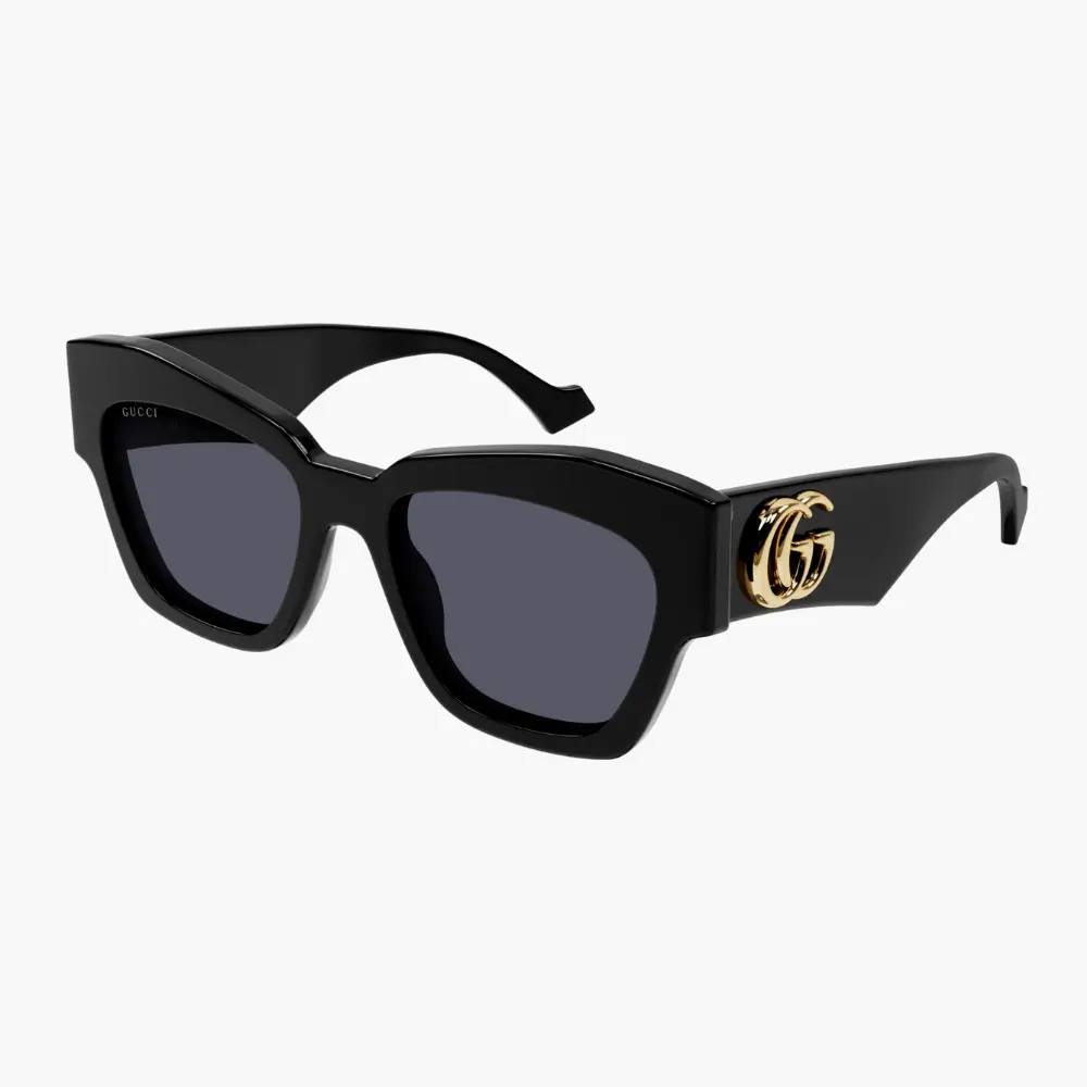 GUCCI｜GG1422S-001 方形膠框太陽眼鏡/ 公司貨