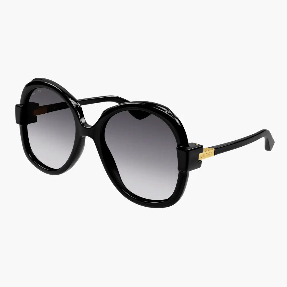 GUCCI｜GG1432S-001 圓形膠框太陽眼鏡/ 公司貨
