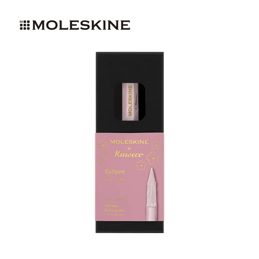 MOLESKINE X KAWECO櫻花系列限量原子筆