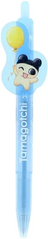 日本 sun-star Tamagotchi塔麻歌子 油性原子筆/ 0.5mm/ 黑筆/ 氣球