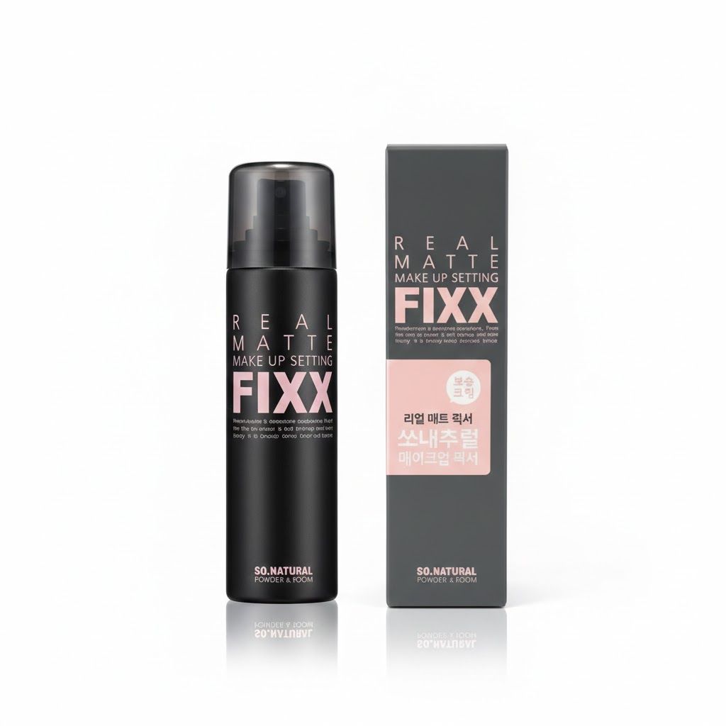 【so natural】FIXX 霧感控油定妝噴霧 灰瓶 75ml _ 公司貨