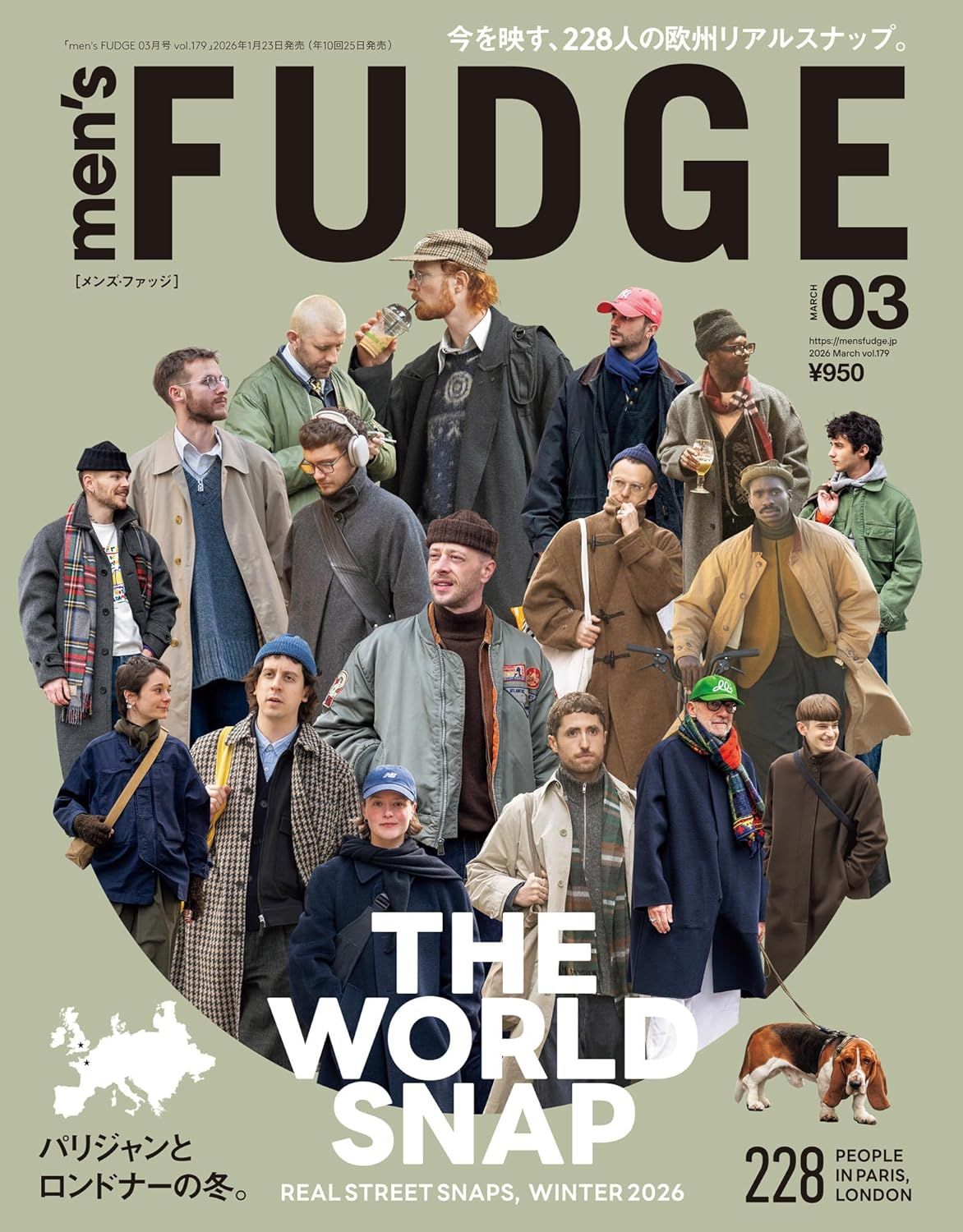 men's FUDGE (3月/No.179/2026)