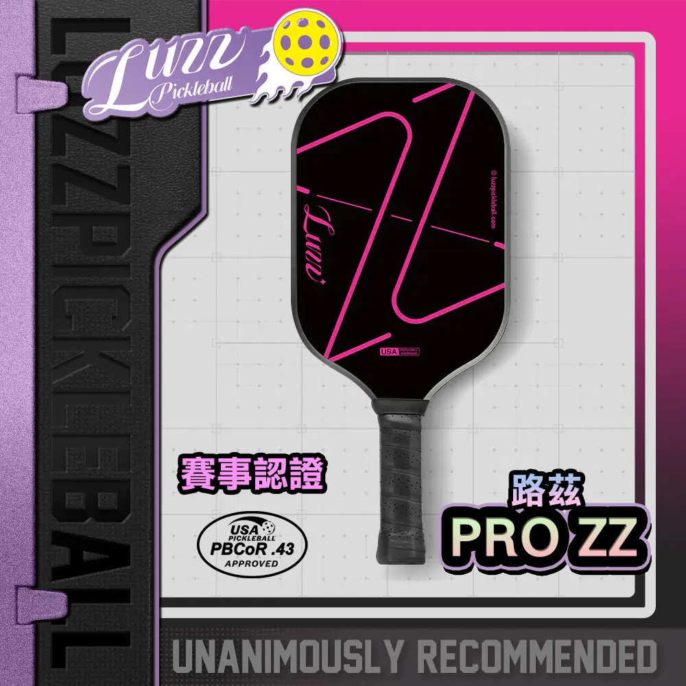 美國Luzz Pro職業級匹克球拍/USAPA認證/ Pro ZZ