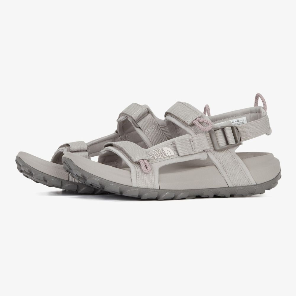 韓國 THE NORTH FACE W EXPLORE CAMP SANDAL 女性機能涼鞋/ 淺灰/ 預購 24.5 cm