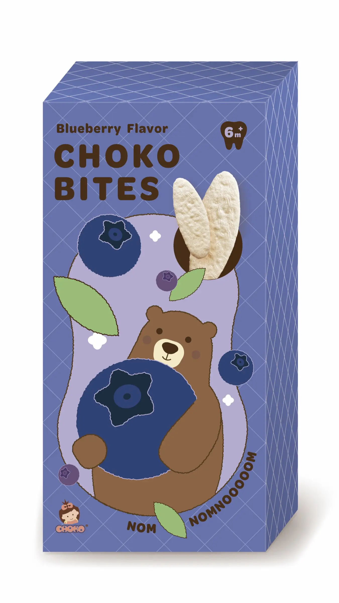 【俏菓CHOKO】咬咬米餅 / 藍莓 / 6m+