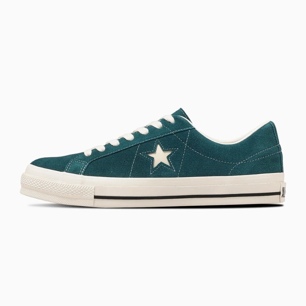 日本限定 Converse ONE STAR SUEDE 低筒 復古麂皮休閒鞋/ 深藍綠/ 預購 29 cm