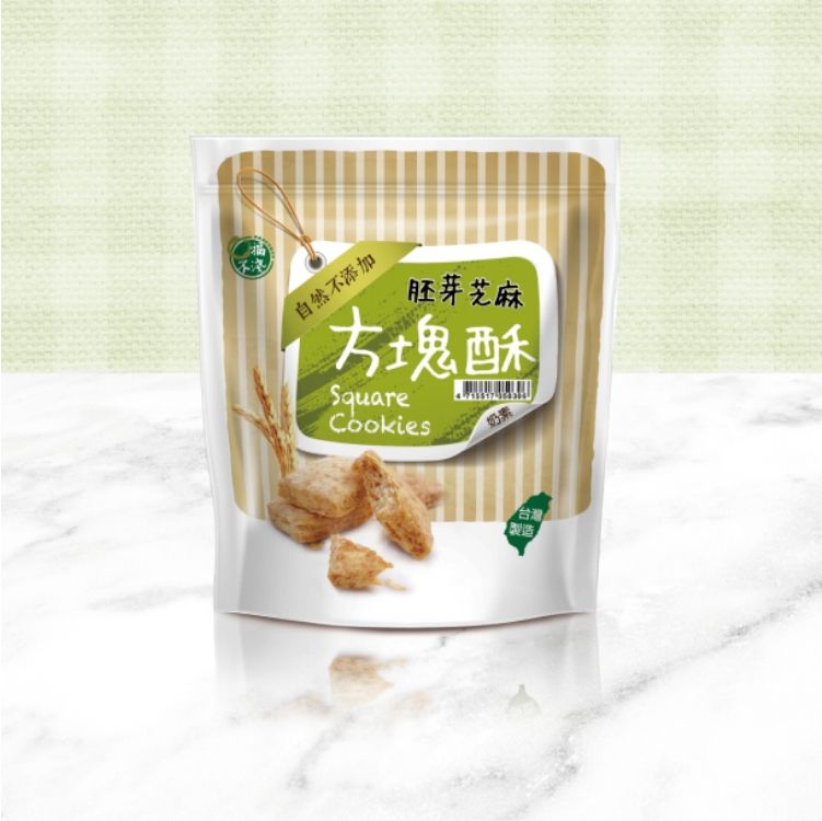 口福不淺方塊酥/ 胚芽芝麻