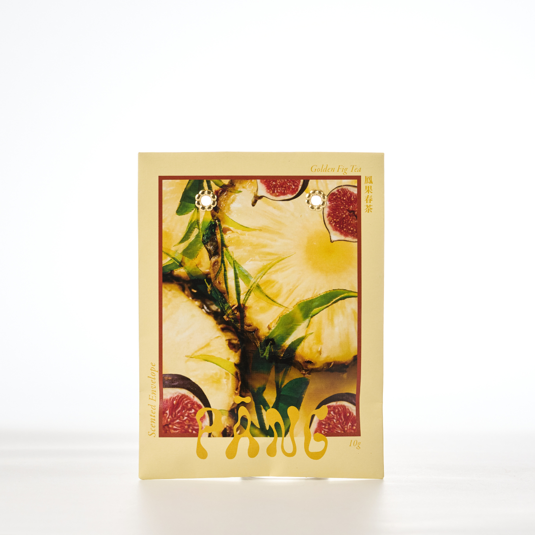 【雱 PĀNG】信封香氛袋 單入 | 鳳果春茶 Golden Fig Tea | 環境友善 質感設計 空間香氛