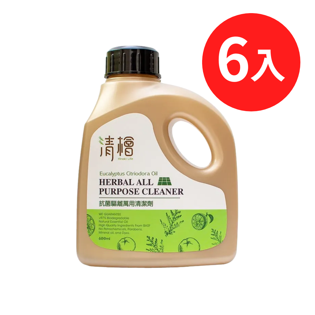 清檜抗菌驅離萬用清潔劑6入組