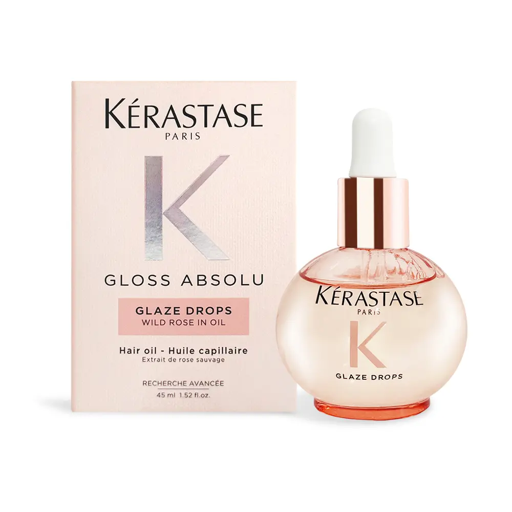 KERASTASE 卡詩 釉光香頌玫瑰護髮精油(45ml)-平行輸入