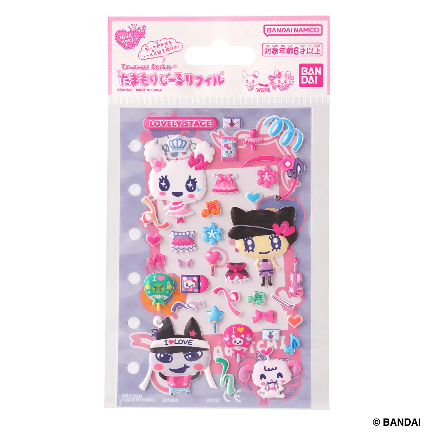Tamagotchi塔麻歌子貼紙包/ 閃耀舞台