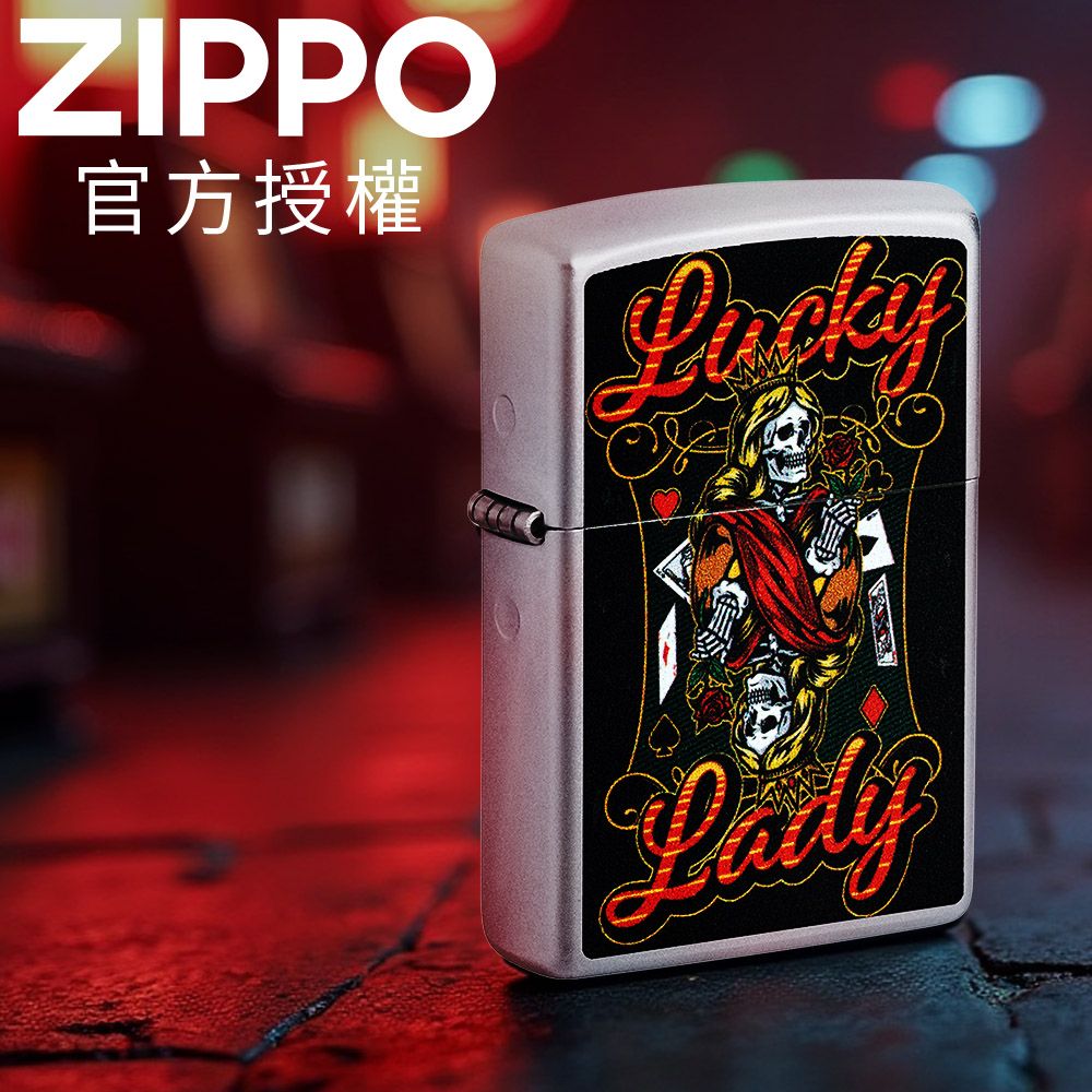 ZIPPO 2025年骷髏皇后防風打火機 / 美國設計款