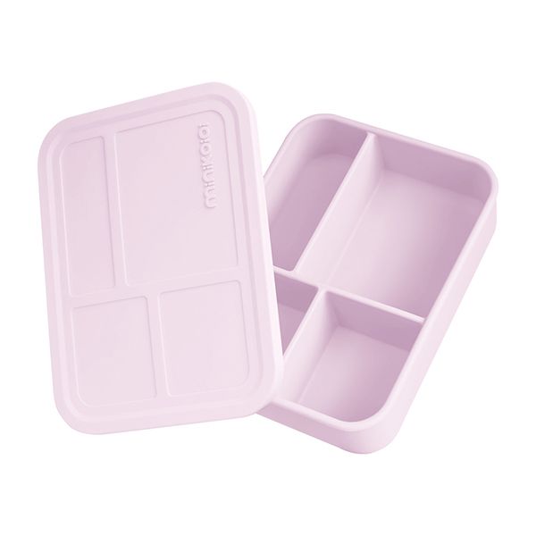 minikoioi矽膠分隔餐盒/ 薰衣紫