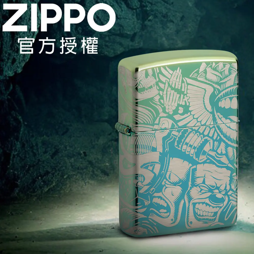 ZIPPO 紋身主題防風打火機 / 美國設計款