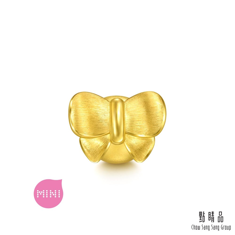 點睛品 Charme Mini 蝴蝶結 黃金串珠