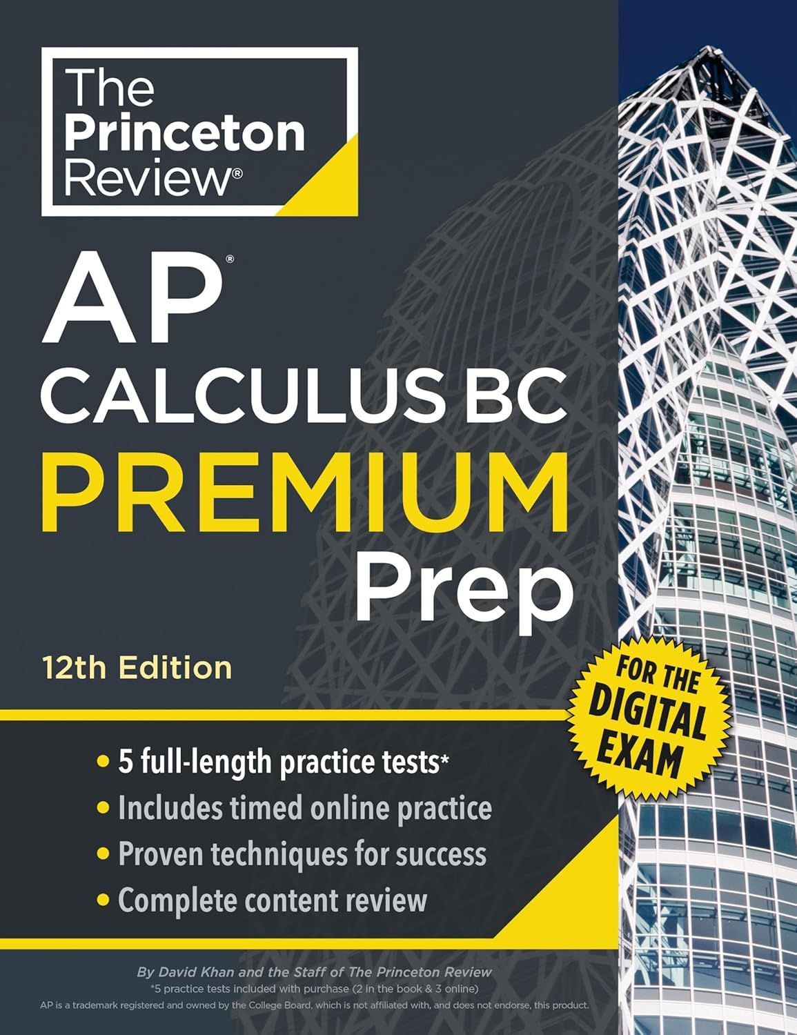 Princeton Review AP Calculus BC Premium Prep, 12th Edition: 5 Practice Tests + Digital Practice Online + Content Review