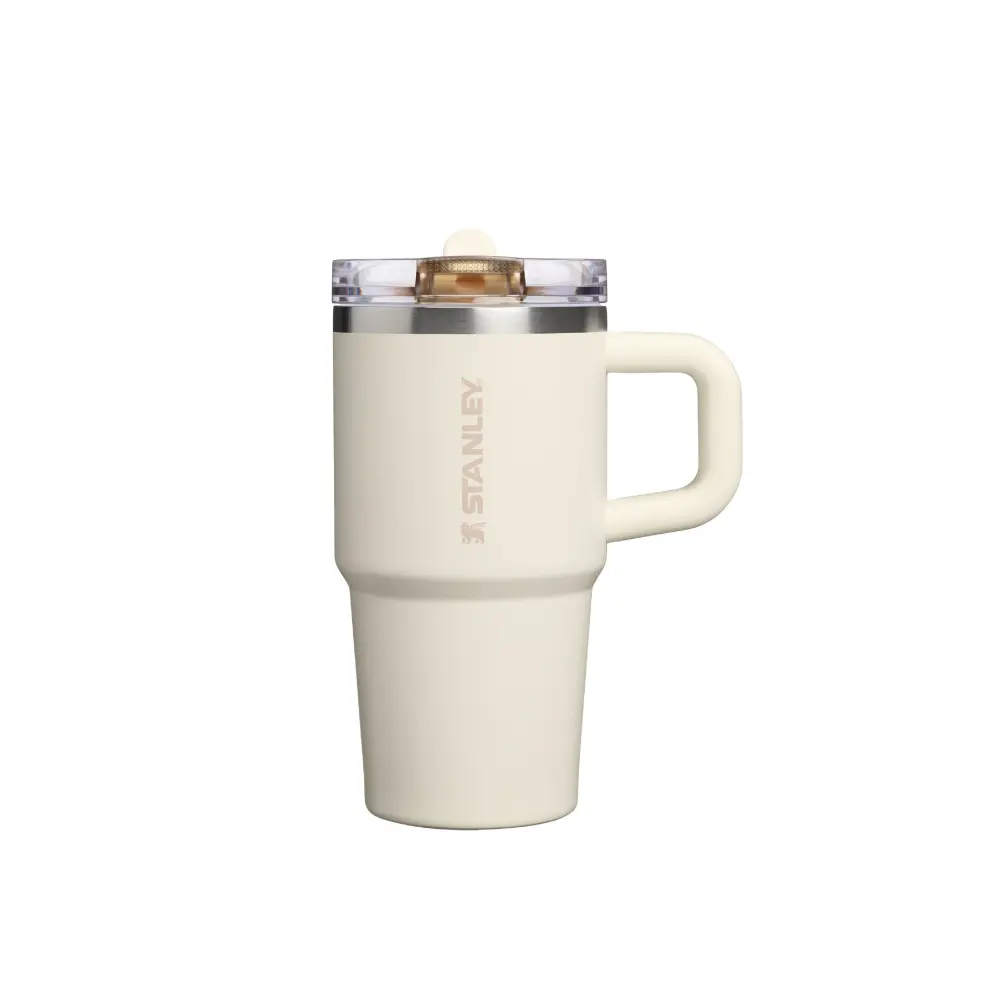 STANLEY防漏吸管隨手杯/ 0.59L/ 象牙白