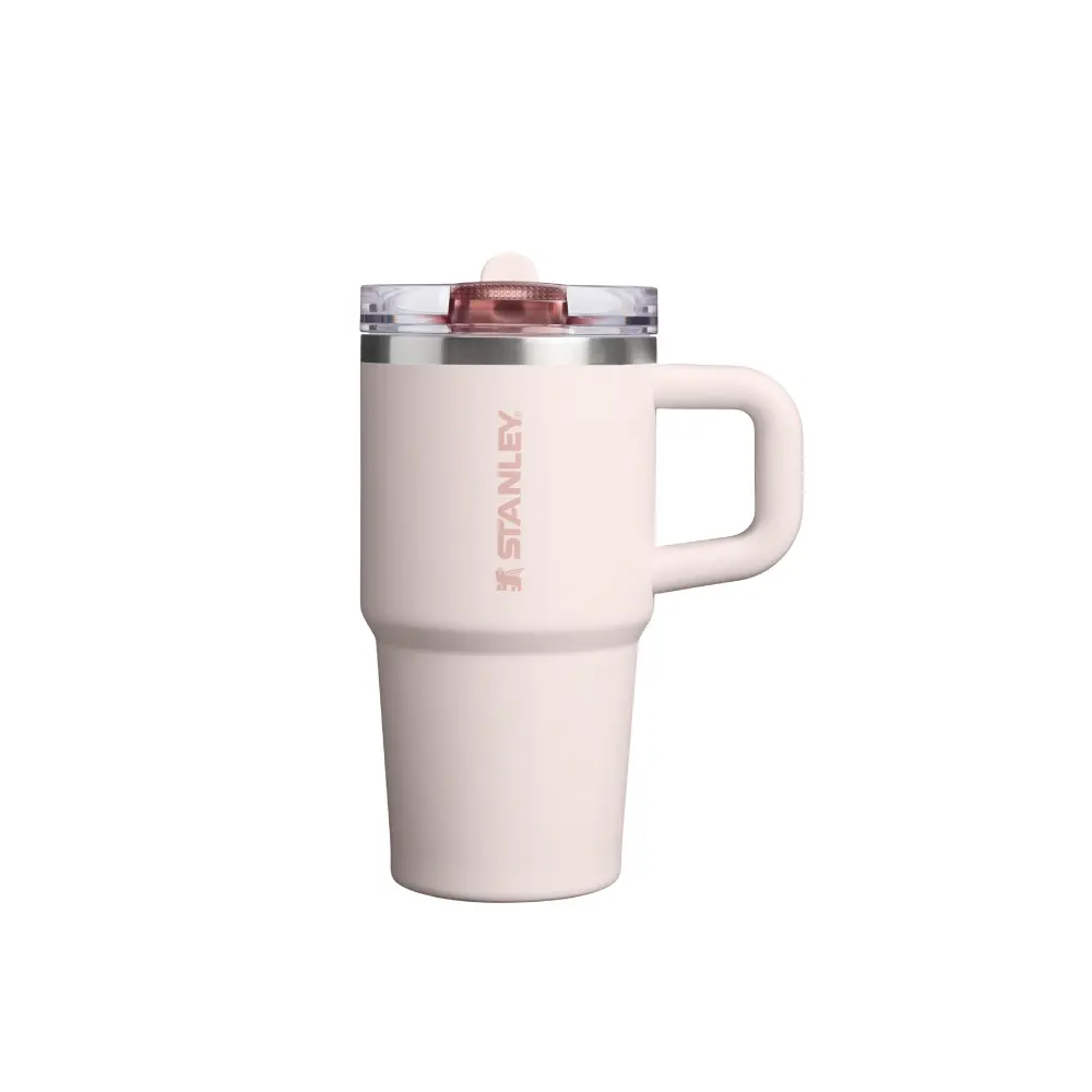 STANLEY防漏吸管隨手杯/ 0.59L/ 山櫻粉