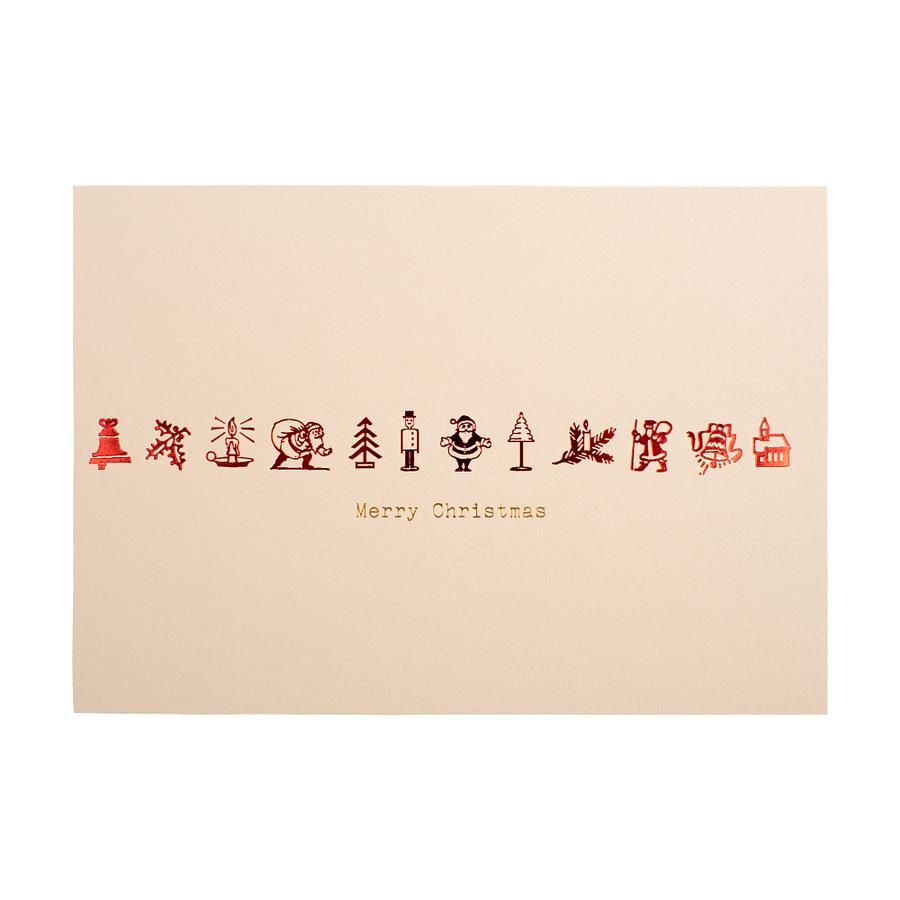 日本7 days cards聖誕明信片/ 聖誕小物